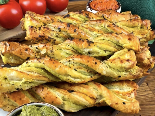 Pesto Twists - Shicocooks