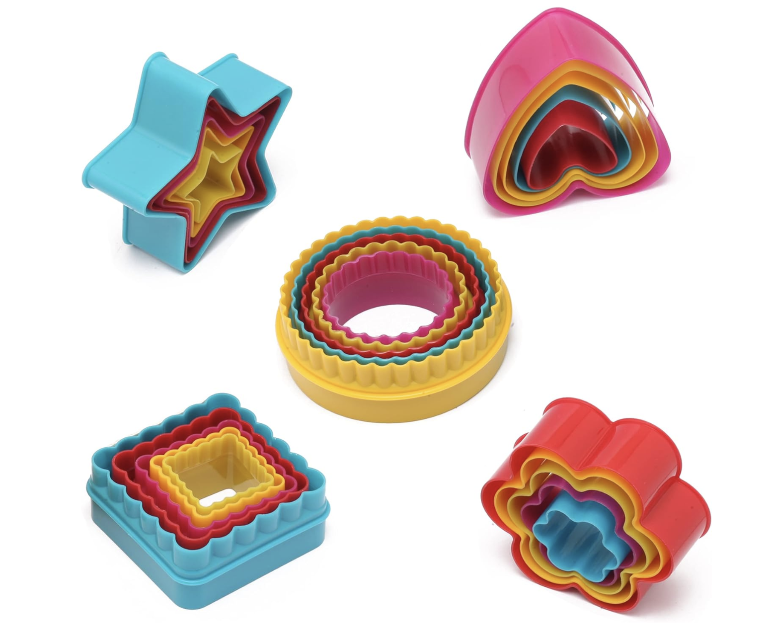 Cookie Cutters Shapes - Pack of 25