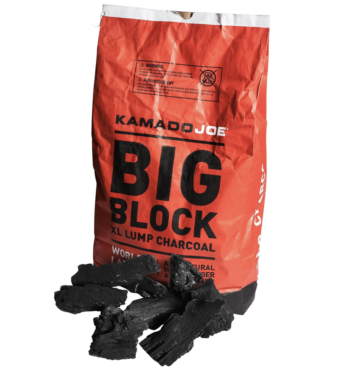 Kamado Joe XL Natural Reusable Lump Charcoal for BBQ