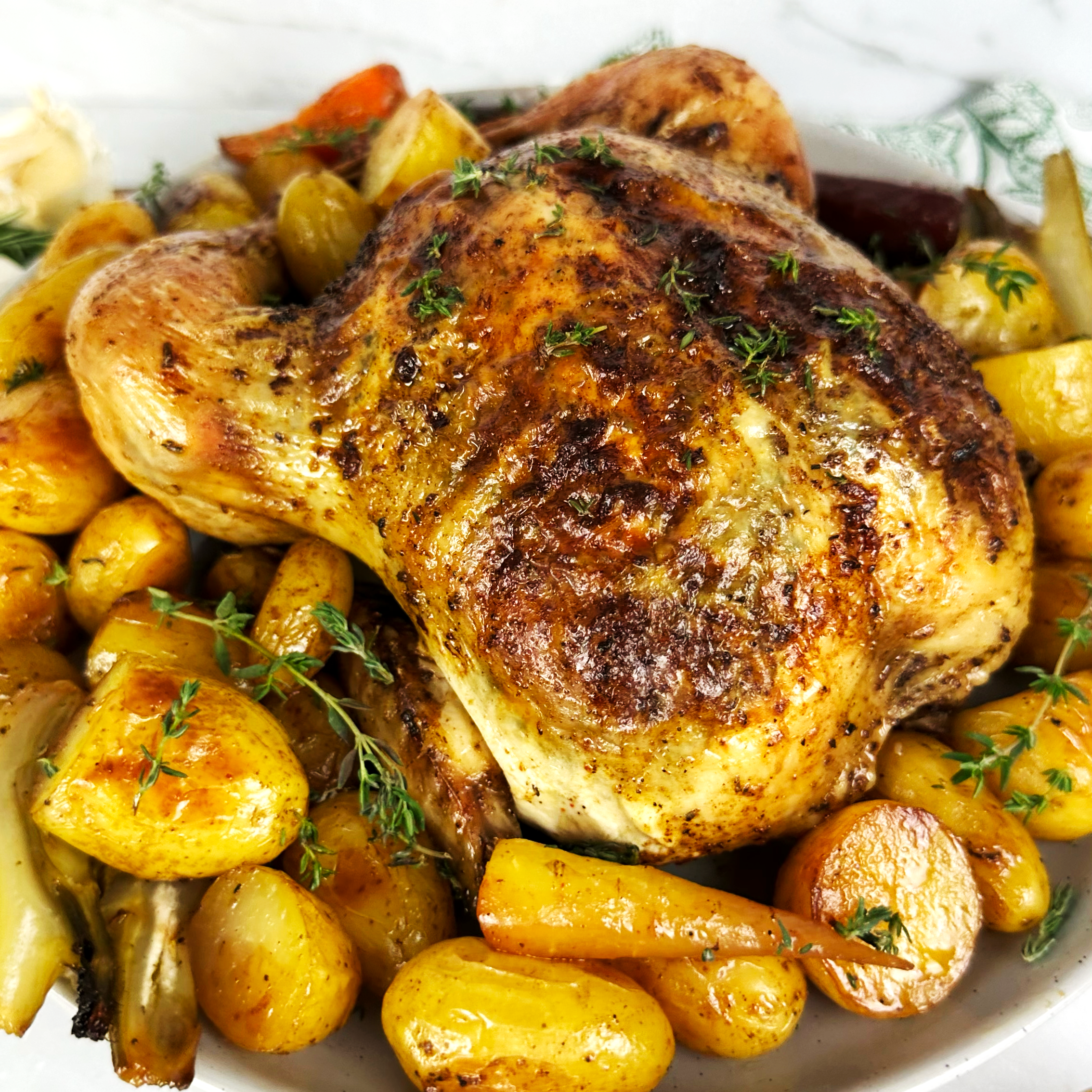 Roasted chicken
