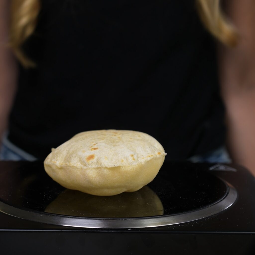 Cooking Tortillas on a Hot Plate