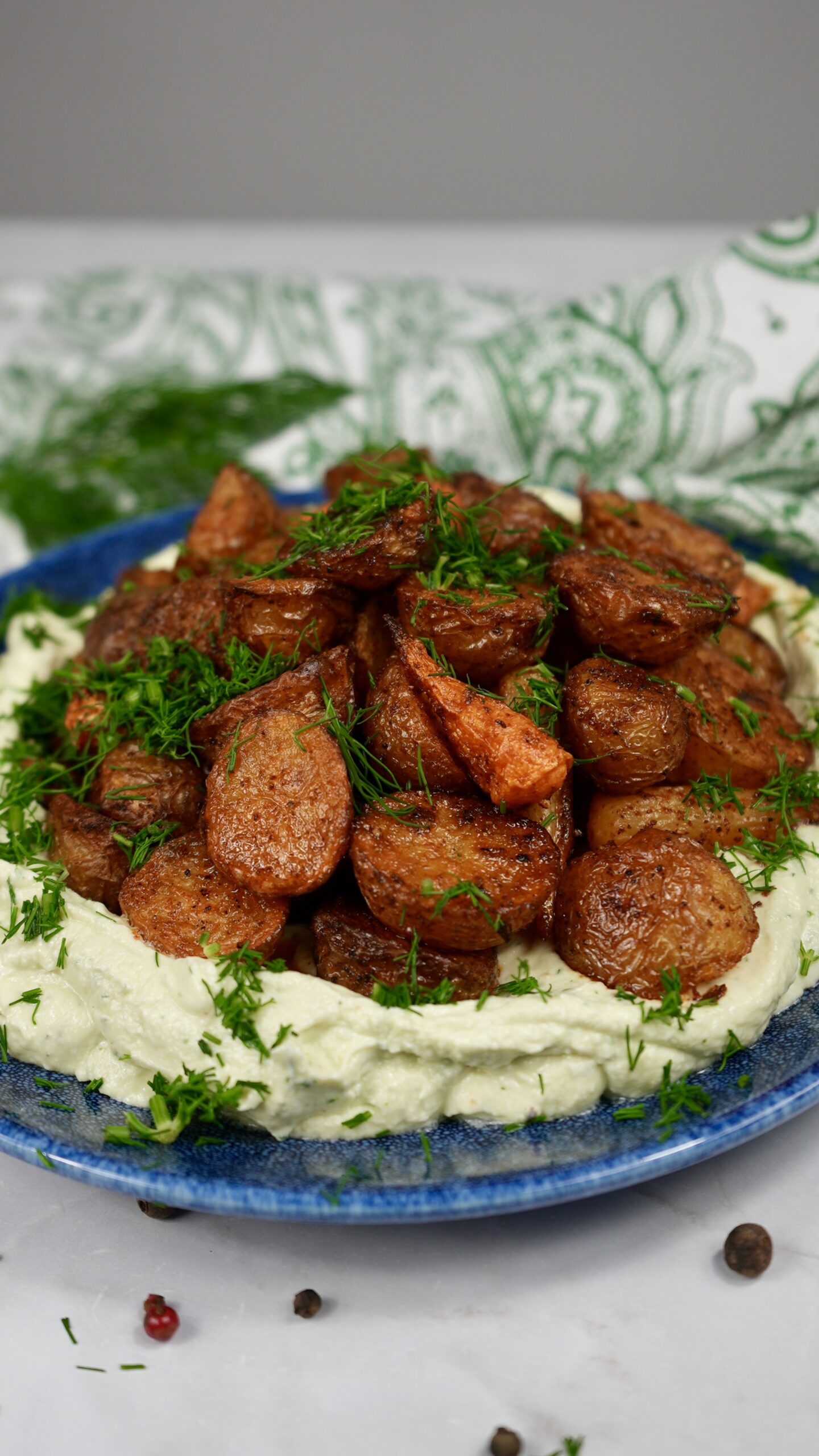 Baby Potatoes with Whipped Feta - Shicocooks