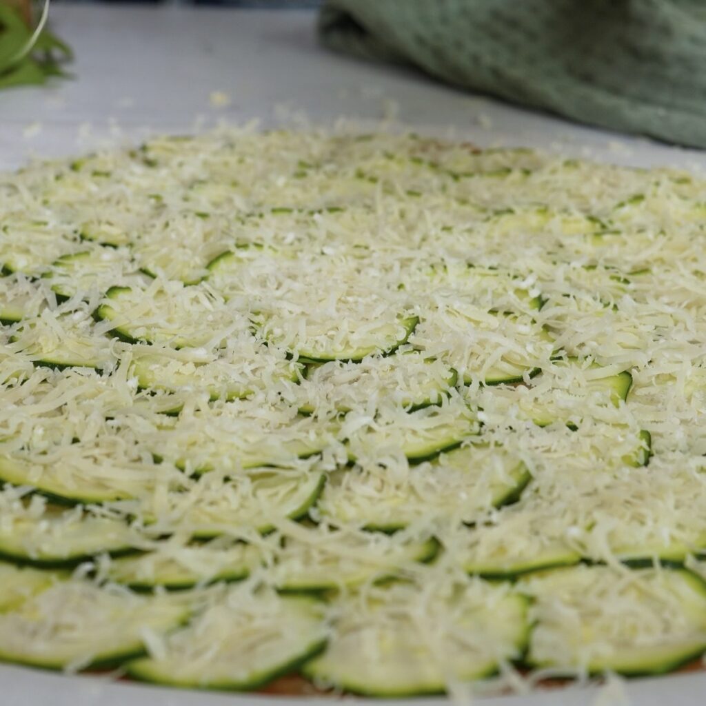 Sprinkling Parmesan 