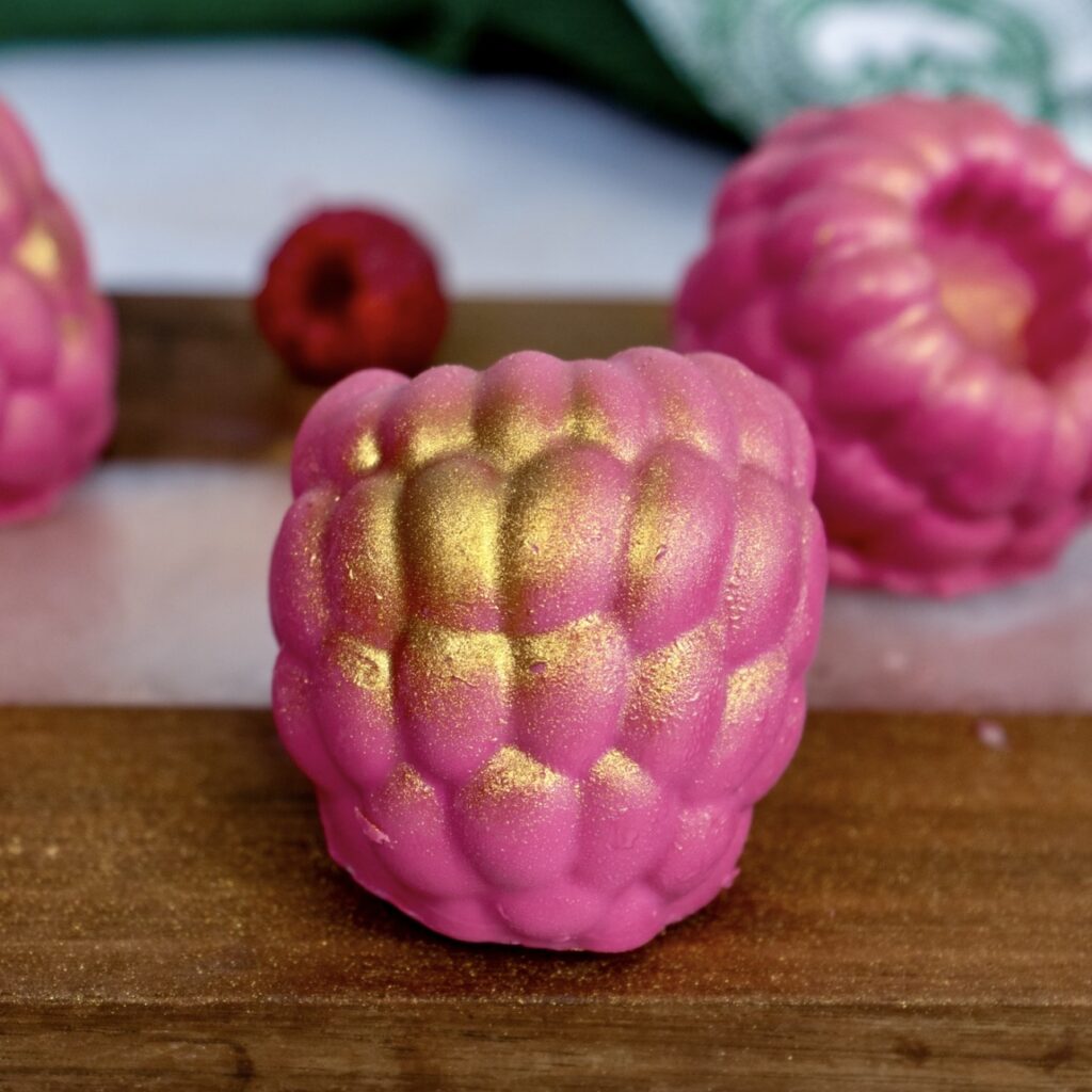 Chocolate raspberry yogurt gem